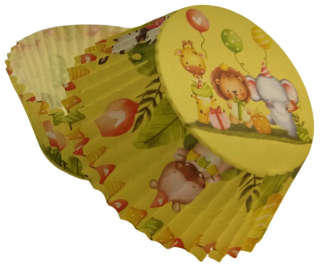 Cukrářské košíčky motiv zvířátek 50 ks